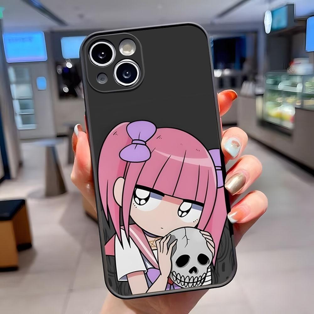Чехол для телефона-комикса M-Menhera Chan, матовый, полупрозрачный, для iPhone 15 Pro 16 Pro Max 13 11 12 14 Xs X Xr 7 8 Plus Se, задняя крышка