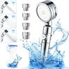 Shower Head Nano Bubble Fine Bubble High Cleaning Water Saving High Water Pressure Super Powerful Shower Head 5 Mist Modes Moisturizing Moisture