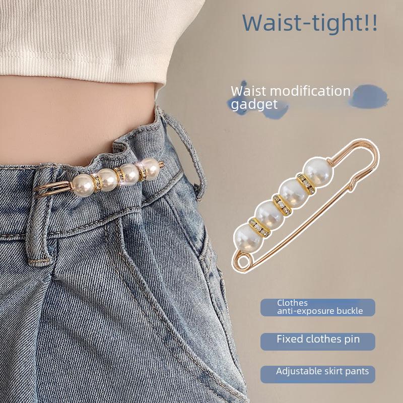 Элегантная брошь и булавка на талию с жемчугом для женщин