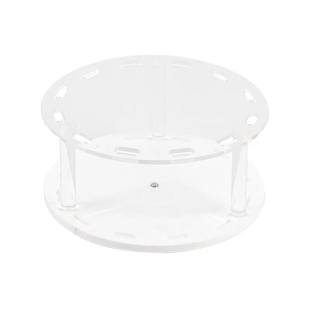 360° Rotate Lash Tweezers Stand Acrylic Material Tweezer Storage Box Professional Makeup