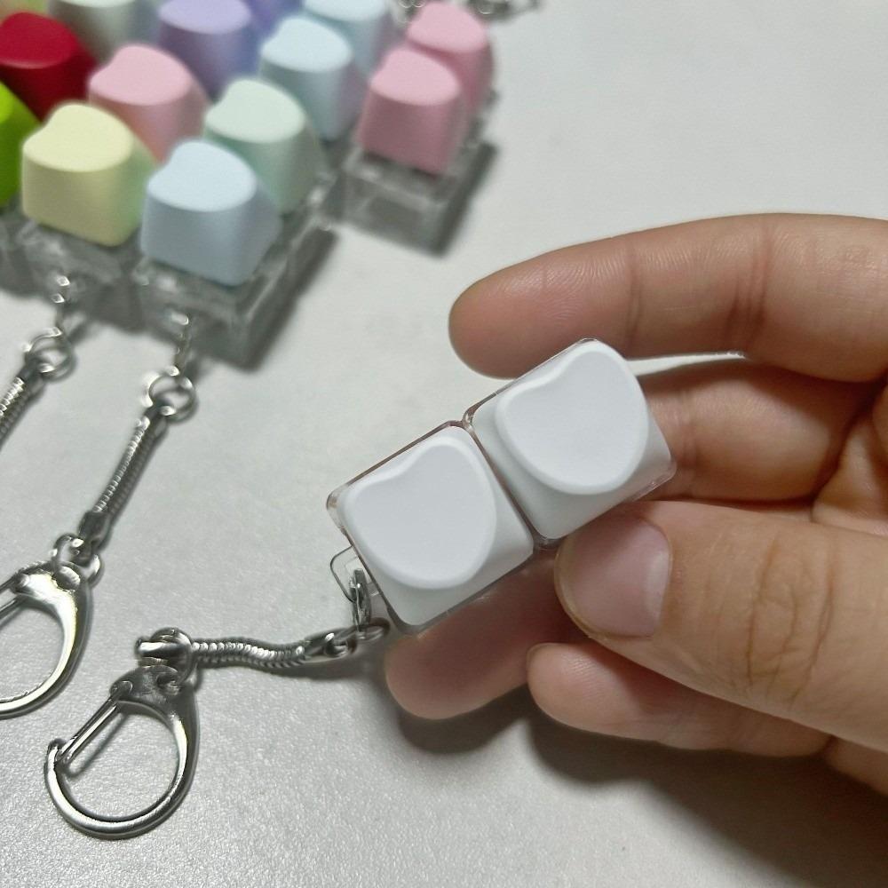 Finger Keyboard Keycap Pinch Toy Relief Stress Button Clicker Toy New Button Keycap
