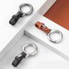 1шт мужская пряжка металлическая анти-потеря автомобильная подвеска высококачественная кожаная подвеска персонализированный простой брелок для ключей на талию