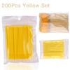 200Pcs Eyelash Brushes Disposable Cotton Swab Micro Lip Brush Wands Individual Eyelashes Microbrush Lash Extension Accessories