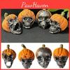 Evil Pumpkin Skull Halloween Decoration Resin Craft For Outdoor Garden
