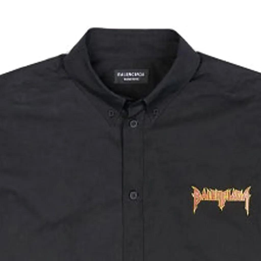Balenciaga Metal Vintage Oversized Shirt (Unisex) Shirts 699053TYB181000