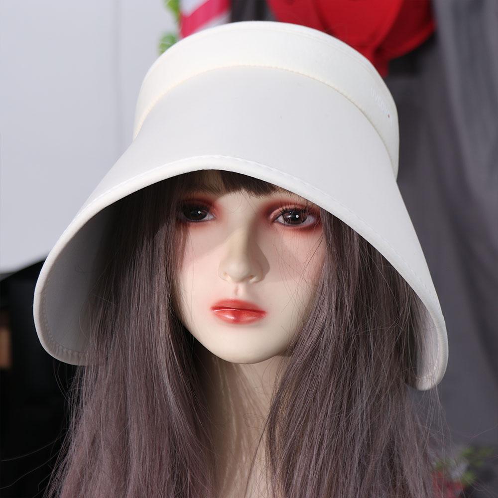 UV Protection Women Sun Hat Foldable Sun Protection Cap Simple Empty Top Cap Summer
