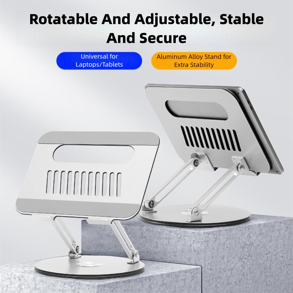 Portable Laptop Holder 360 ° Rotation Desktop Notebook Stand New Tablet Support  Home