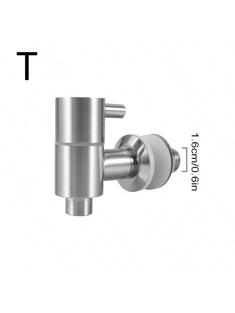 Leeseph Beverage Dispenser Replacement Spigot, Stainless Steel Dispenser Faucet Cold Beer Drink Juice Wine Barrel Faucet