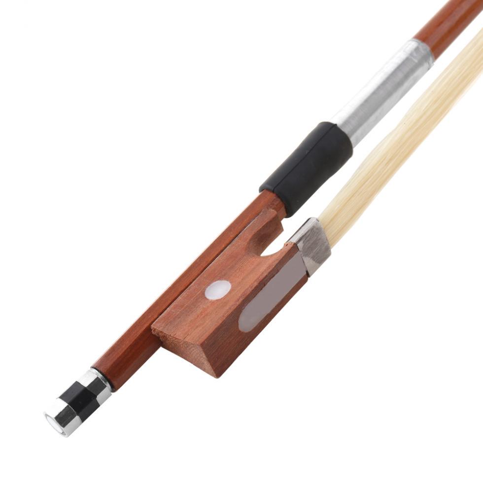 1/4 Red Sandalwood Violin Bow Lever High Elastic Horsetail Violin Bow Violin Accessories