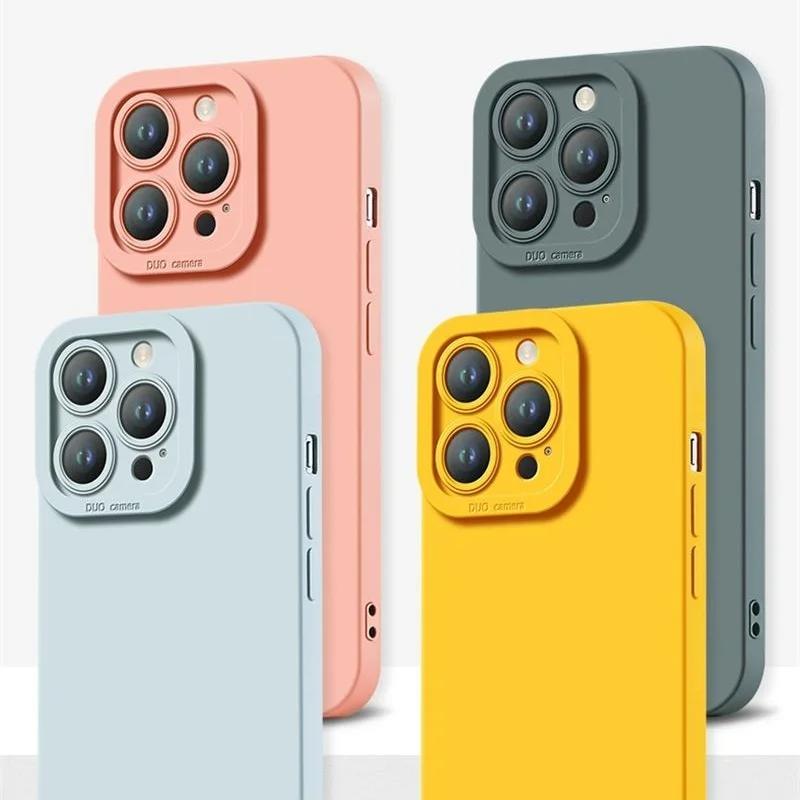 Роскошный официальный жидкий силиконовый чехол для iPhone 15 14 13 12 11 Pro Max, чехол для iPhone 14 15 Pro Max Plus, мягкий противоударный чехол