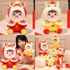 Traditional Plush Dolls With Horse Shaped Shawl Hat Decor For Lunar New Year Celebration Gift