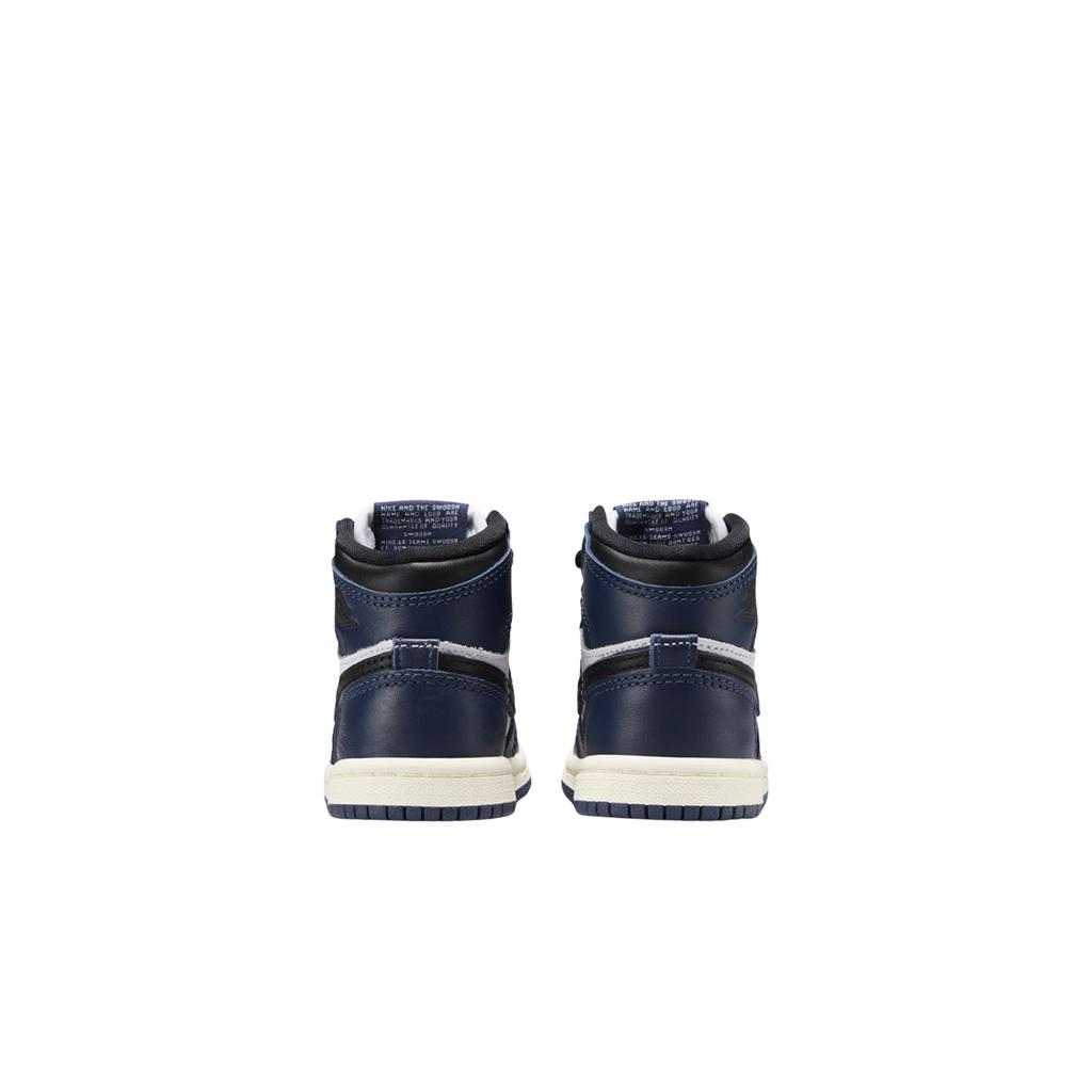 Air Jordan 1 Retro High OG TD Midnight Navy Baby Sneakers Blue Black White FD1413-401