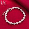 925 Sterling Silver Faucet Chain Fashion Wedding Jewelry