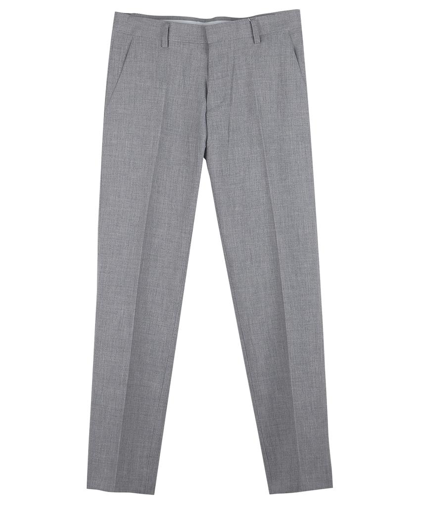 PALETOT Tapered Heathered Slacks_Gray