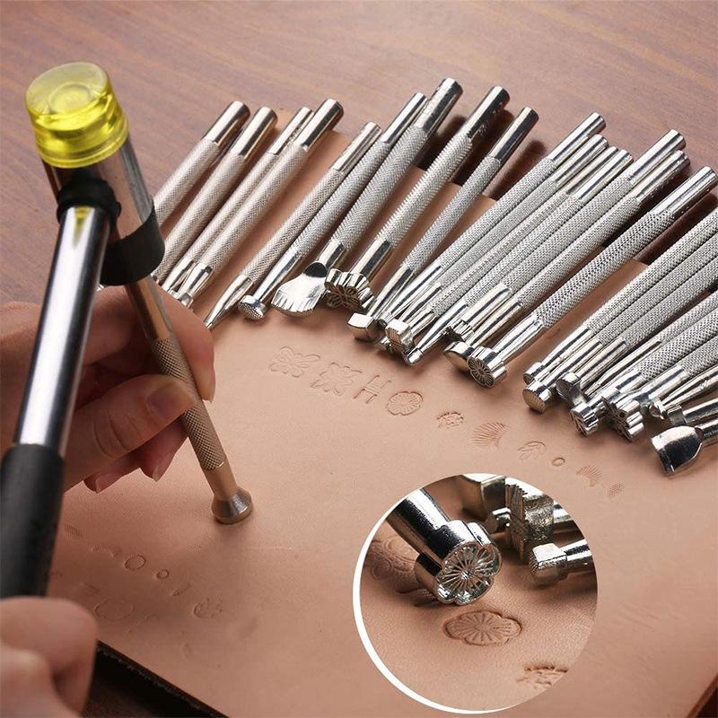 20-Piece DIY Leather Carving and Stamping Tool Set
