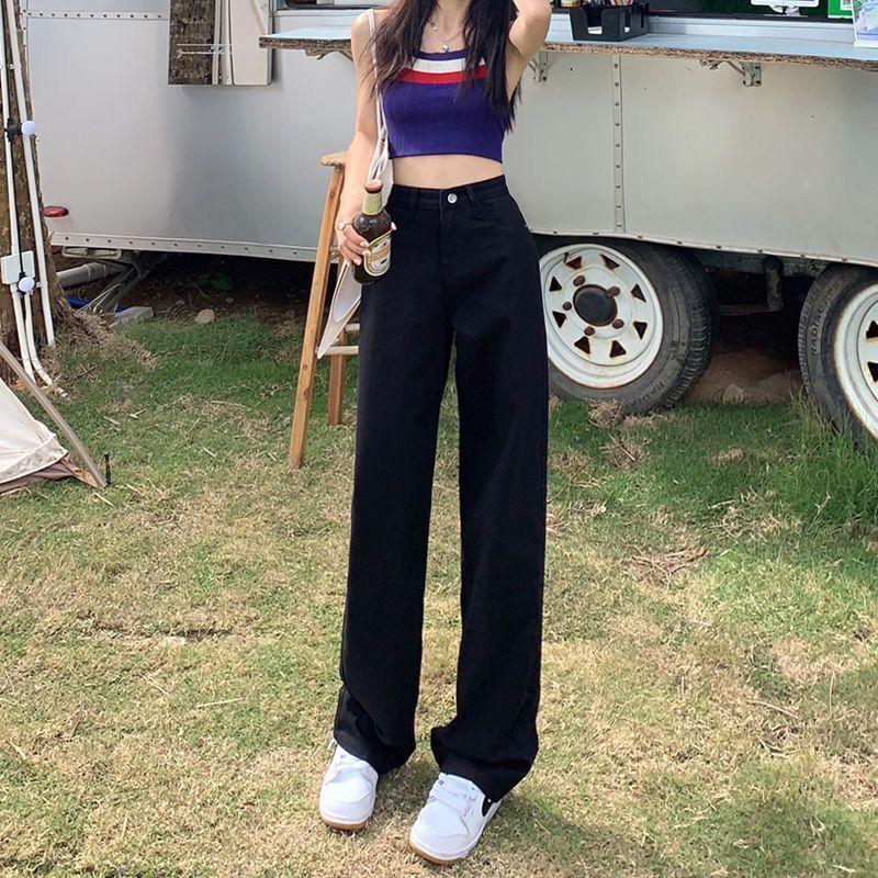 Straight Leg Jeans for Women High Waist Trend Denim Pants Mom Jean Baggy Pants Casual Comfort Trousers Oversize