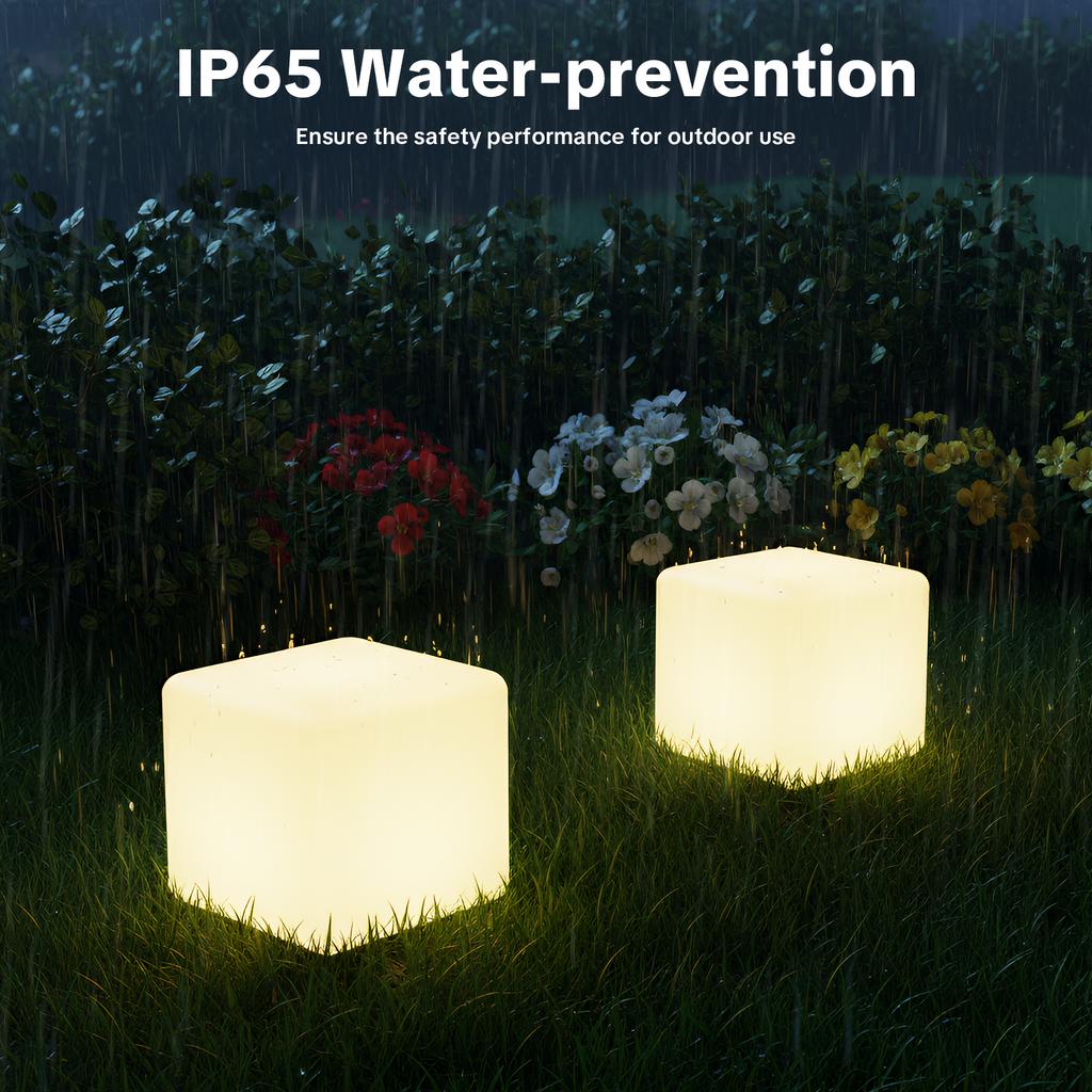 RGB светодиодный квадратный табурет, 16 цветов с изменением, водонепроницаемый IP54, грузоподъемность 400 фунтов, табурет с пультом для домашнего бара, вечеринки