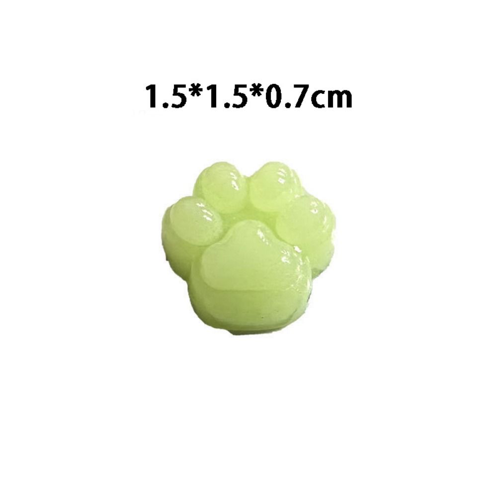 10pcs TPR Decompression Toy Stick-slip Cat's Paw Pinch Toy New Mini Cat's Paw Squeeze