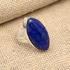 Lapis Lazuli Gemstone Handmade 925 Sterling Silver Ring Jewelry For Women