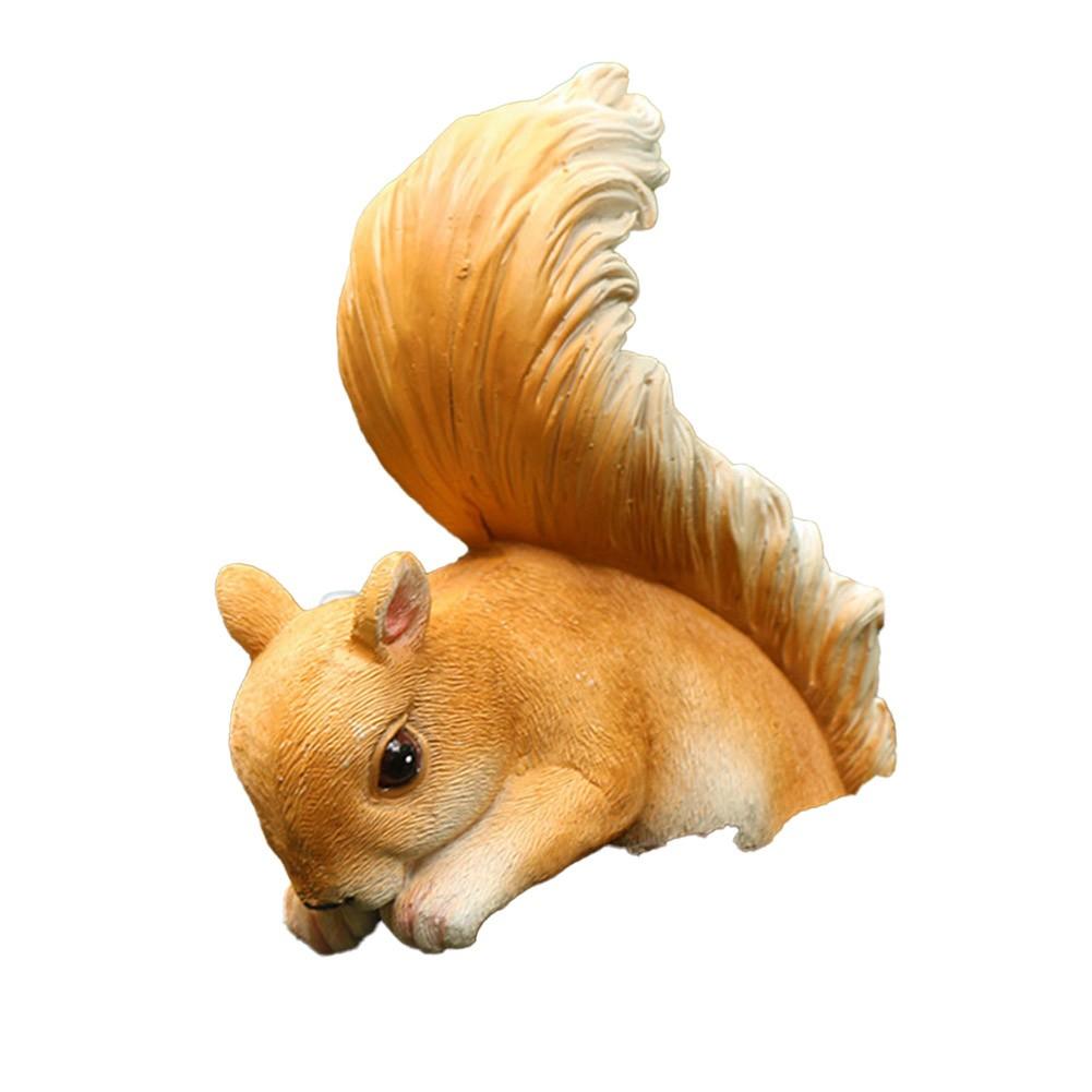 Очаровательное Животное Садовое Украшение Статуэтка Белки Декор для Любителя Природы