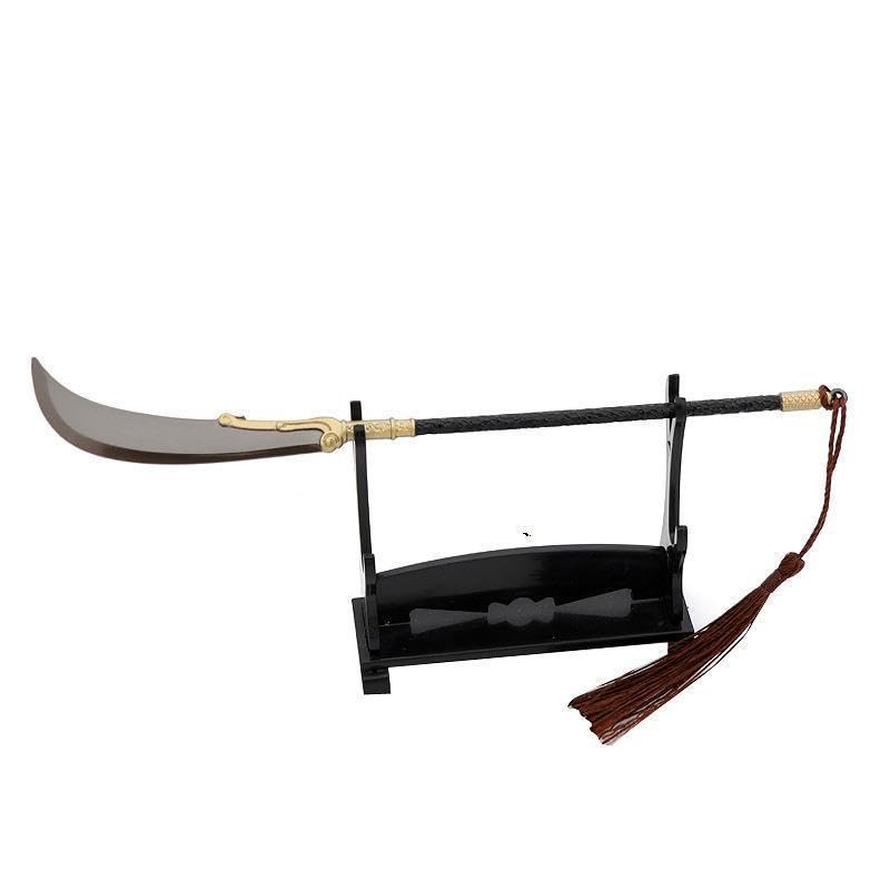 [Некогамияма] Воин Суйкодена, Герой, Оружие, Шисю, Пинмэй Сабуро, Общая длина 22 см / Миниатюрная фигурка, Коллекционная, Предмет интерьера