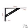 2 Pcs Triangle Shelf Brackets Heavy Duty Shelf Bracket Wall Mounted Support L Shape Corner Brace Shelf Right Angle Bracket