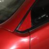 Red Carbon  A-pillar Triangular Sticker Trim  For Mitsubishi ECLIPSE 2006-2011