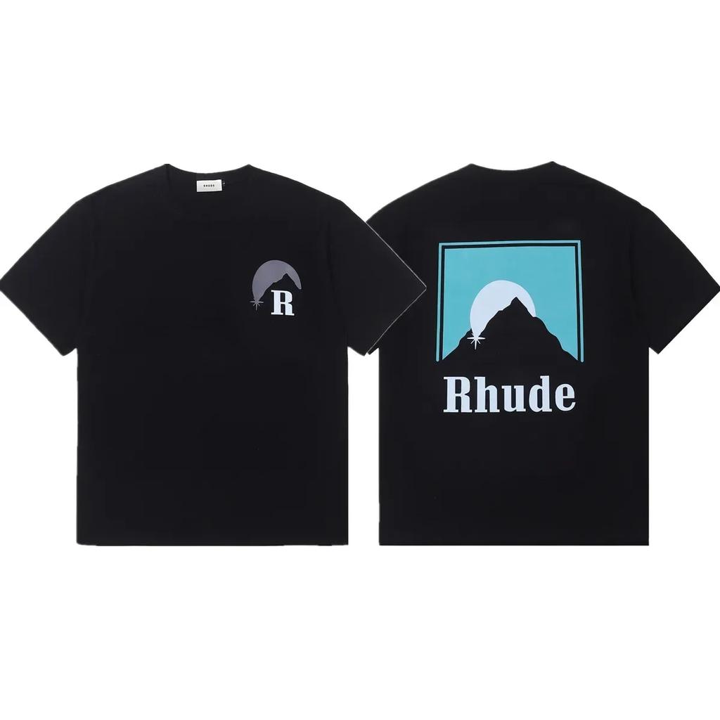 Футболка Мужская Женская Хлопковая Футболка Модная Футболка Уличная Хип-Хоп Футболки с Коротким Рукавом 2024 Летняя Трендовая Одежда Топы