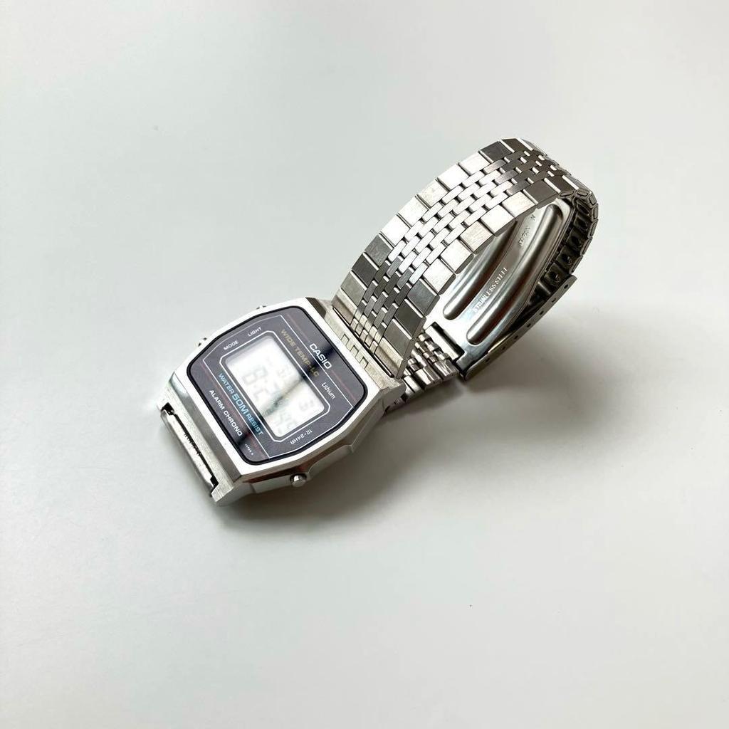 Б/у CASIO WW-34 80-х Широкий Temp-LC Винтажные
