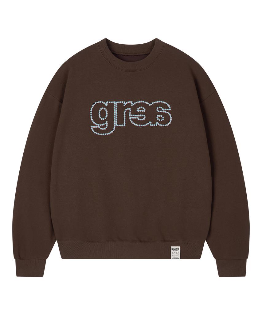 GRAVER [Unisex] Star Line Sweatshirt_3Color