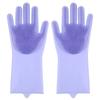 Rubber Dishwashing Gloves Household Dishwashing Gloves Kitchen Dish-scrubbing Gloves Multi-functional Vegetable-washing Gloves