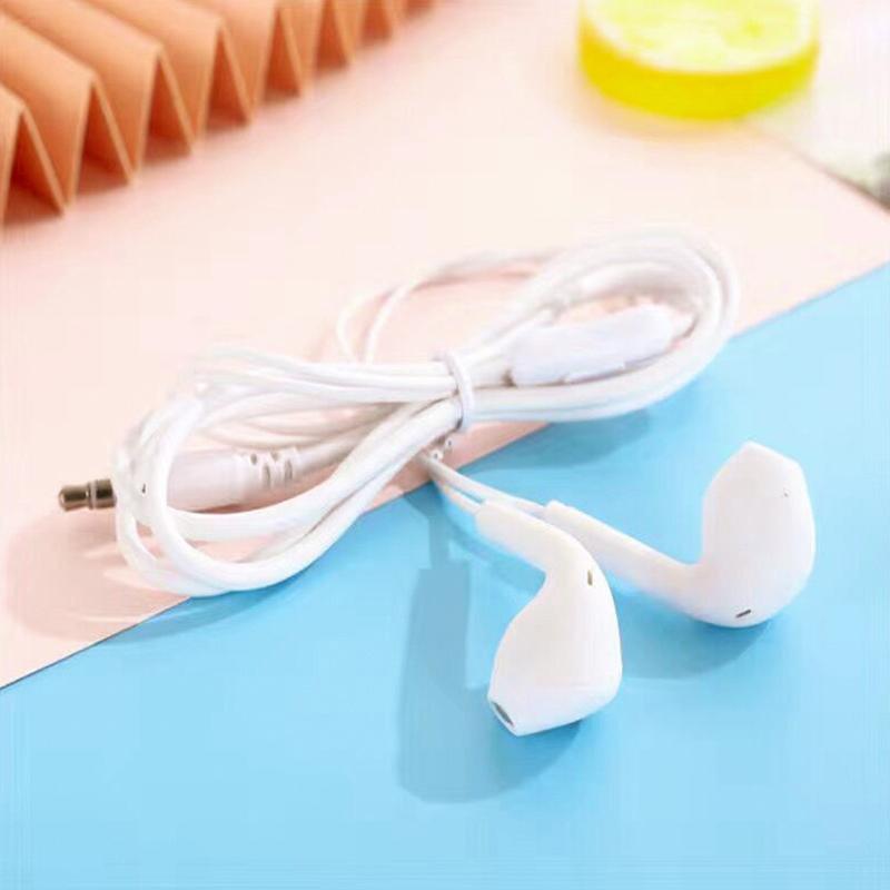 3,5-миллиметровый разъем Candy Color Macaron Проводная гарнитура-вкладыш с микрофоном для музыкальных звонков Студенческая деловая простая проводная гарнитура унисекс