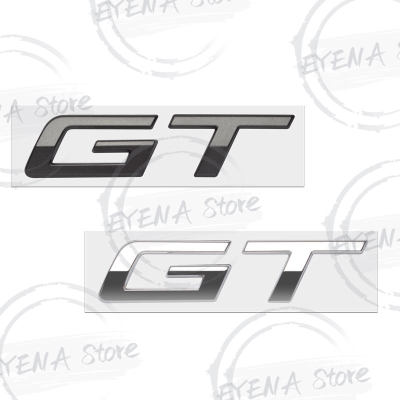 GT Logo 2025 New Lettering Metal Badge Stickers Car Rear Trunk Body Emblem For Peugeot 308 208 3008 408 2008 4008 5008 508 RCZ