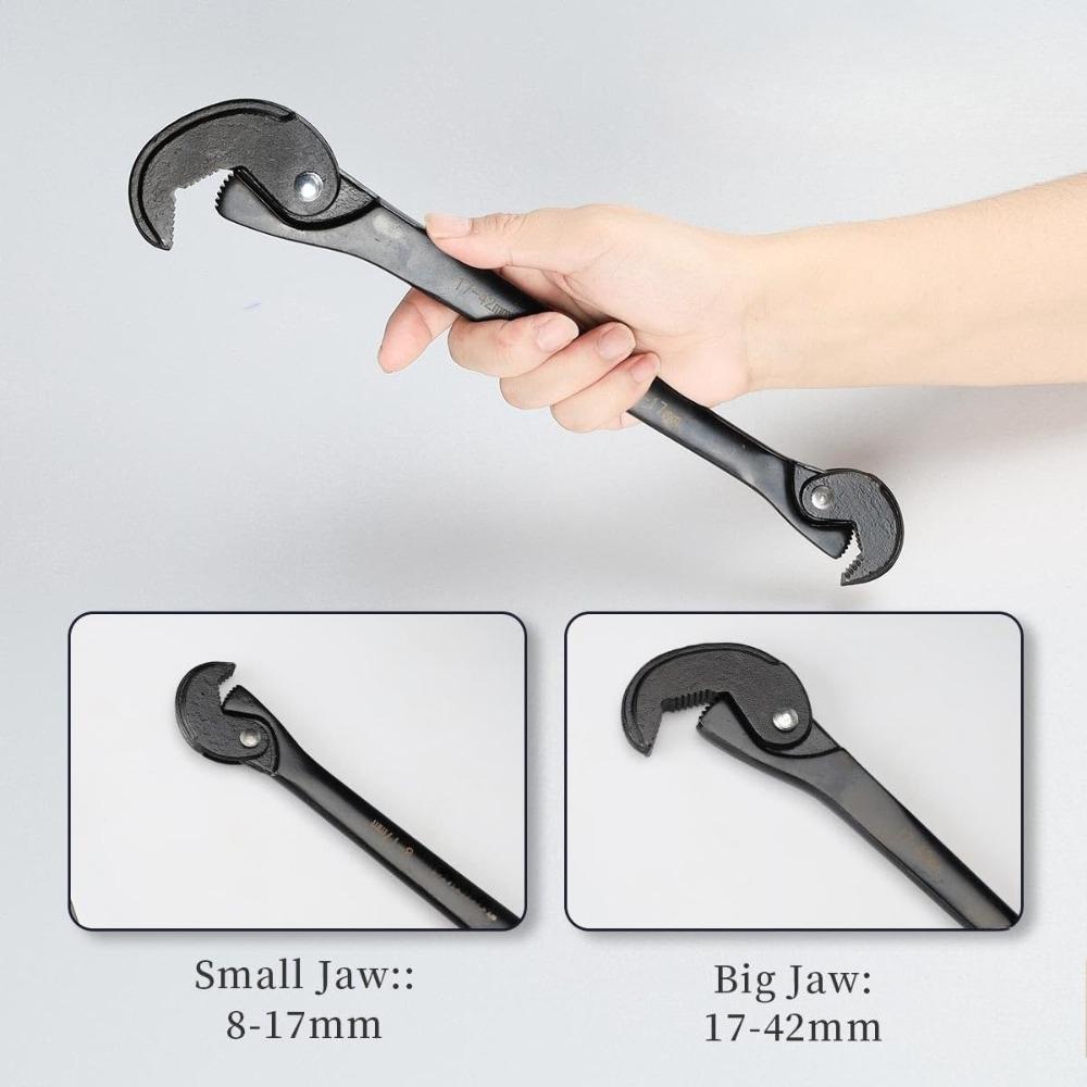 Многофункциональный трещоточный ключ с быстрым открытием и двойной головкой, Подходит для ремонта бытовых автомобилей и велосипедов, ультратонкий внешний вид