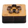 Flower Leather Cutting Die   Wood Carbon Steel Flower Shape Leather Cut Mold for Craft