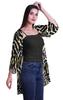 Moomaya Printed Georgette Beach Clothes For Women Short Shrug Cover Up
