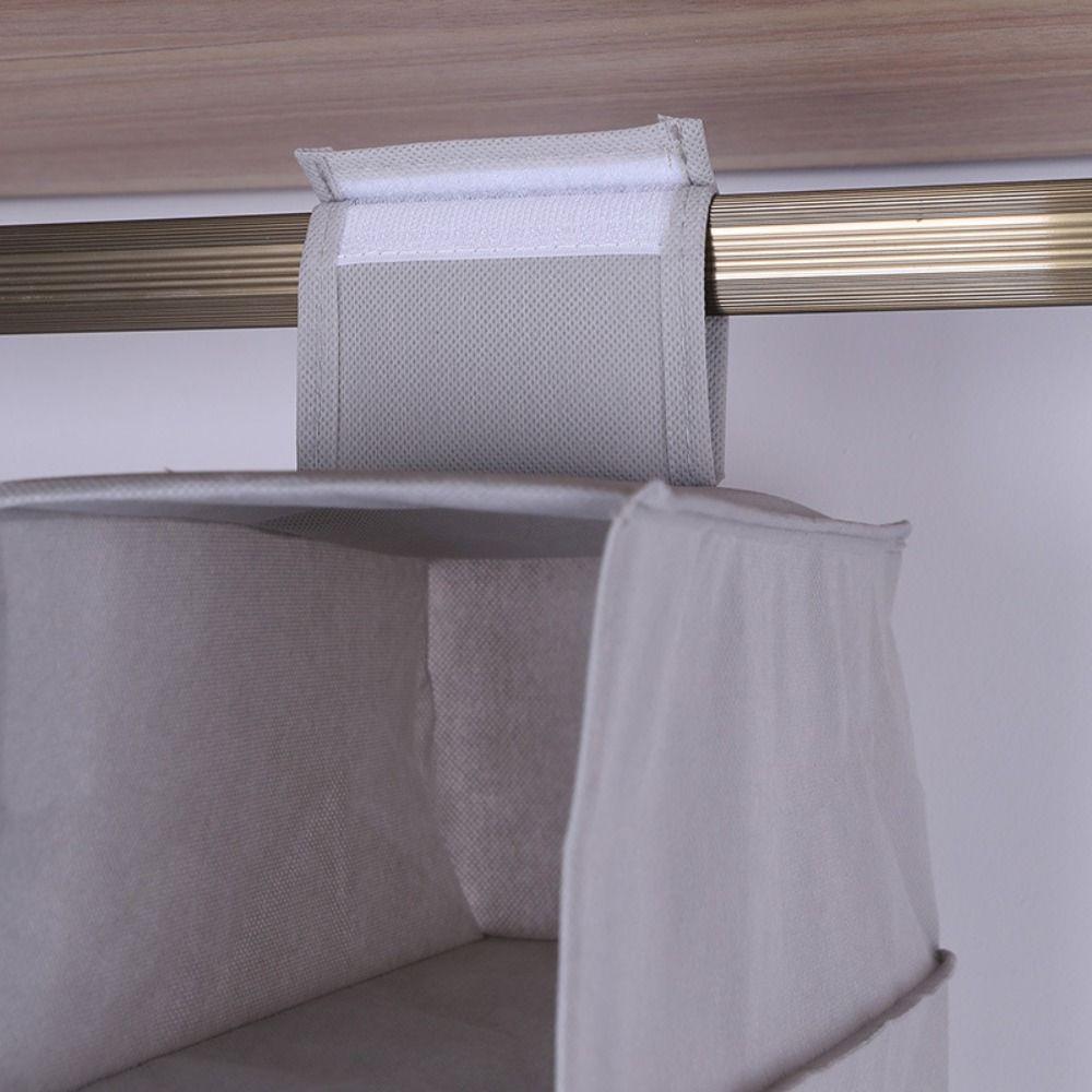 Clear 10 Layer Hanging Bag 10 Grids Sundry Hanger Pouch Creative Shoe Storage Rack Wardrobe