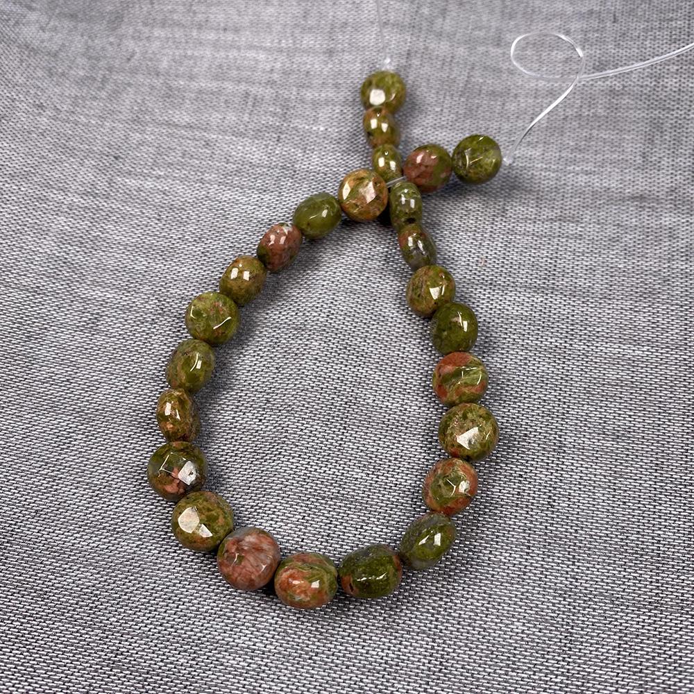 Бусины из натурального камня розовый кварц/унакит граненые бусины для изготовления ювелирных изделий DIY ожерелье браслет серьги аксессуар