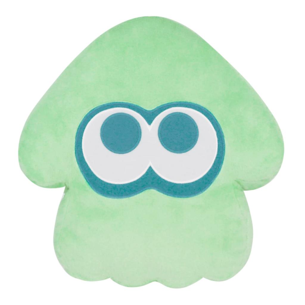 Sanei Boeki Splatoon 3 ALL STAR COLLECTION Squid W33 x D11 x H34cm Cushion, (Light Blue),