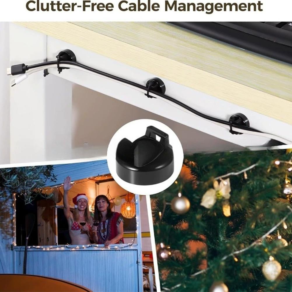 12/28 шт. Автомобильная проводка Магнитная стяжка-молния Органайзер для кабелей Прочный пластиковый магнитный держатель для кабелей для организации кабелей