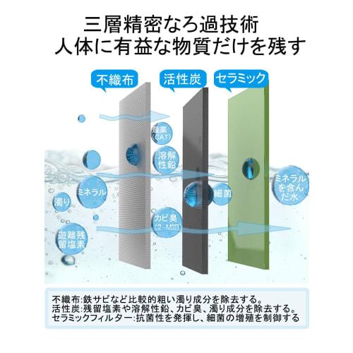 JF-21-T Water Purification Cartridge Replacement, Set of 3, for JF-21 Water Purifiers, JF-20TK-SW, SF-T20, JF20TTO, and JF20TK. Compatible with all-in