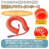 PLEAVIT Spiral Air Hose, 8mm Inner Diameter, 12mm Outer Diameter, 9m, One-Touch Coupler, PU Urethane, Red