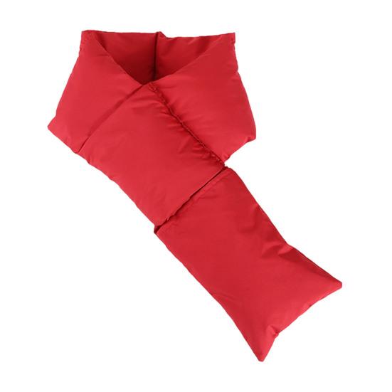 Down Scarf with Pocket Design Solid Color Waterproof Wear-Resistant Winter Versatile Scarf Daily Outdoor