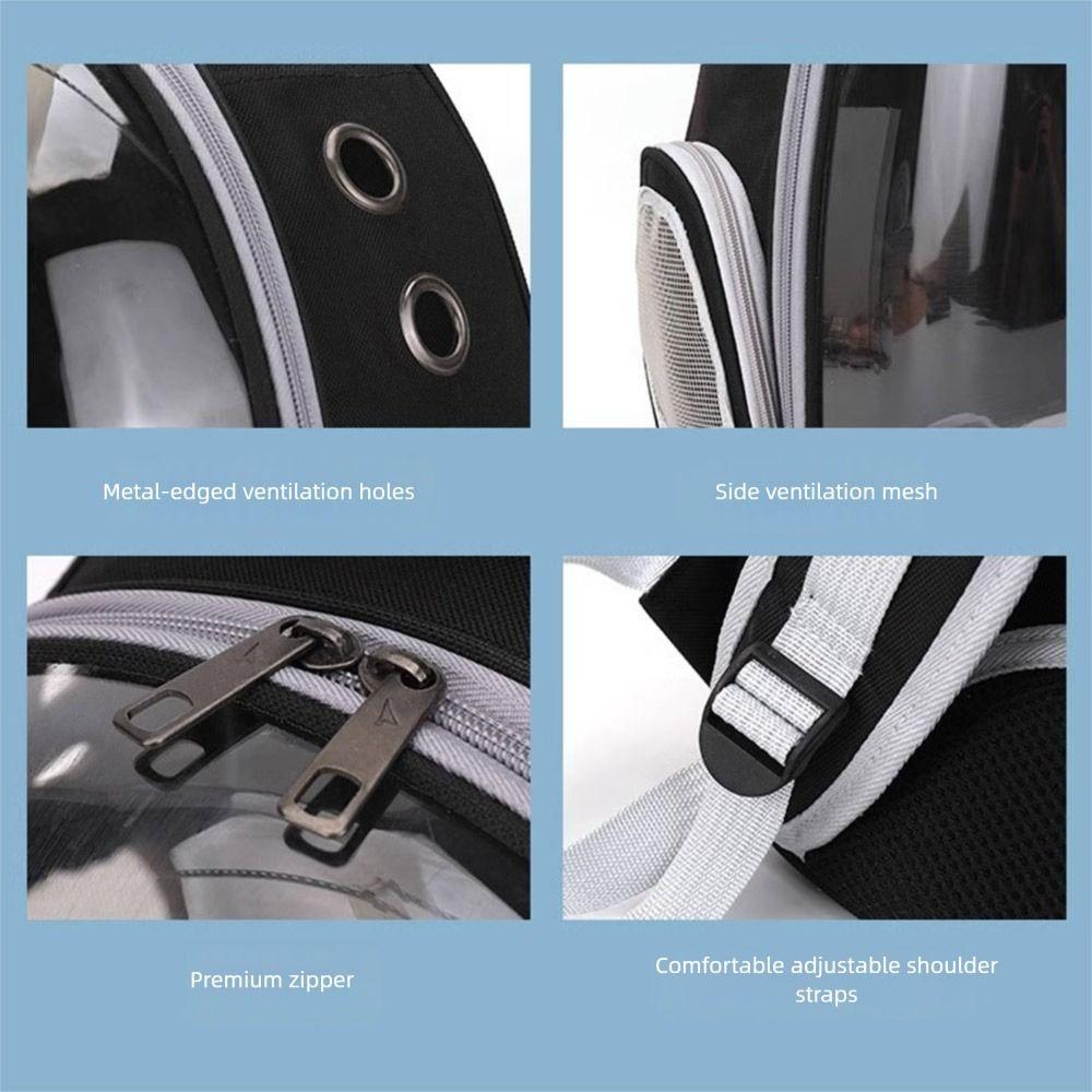 Прозрачная переноска для кошек, дышащий рюкзак для кошек, портативная сумка для питомца, путешествия с питомцем