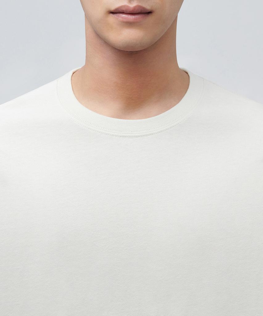 MUSINSA STANDARD Crew Neck Long Sleeve T-Shirt [Dusty Cream]