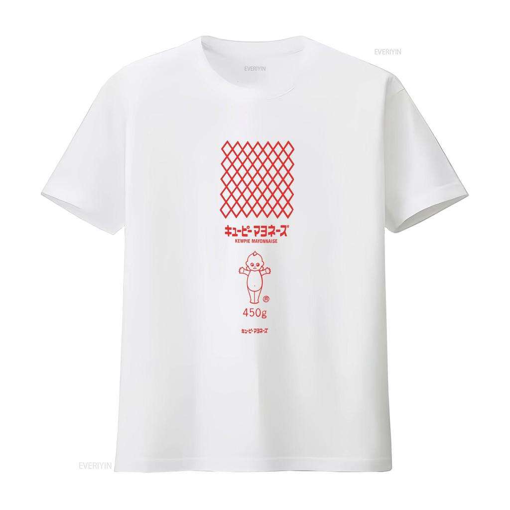 Детская футболка Kewpie Mayonnaise Японский Винтаж Унисекс Уличная Одежда Универсальный Топ Для Повседневной Носки