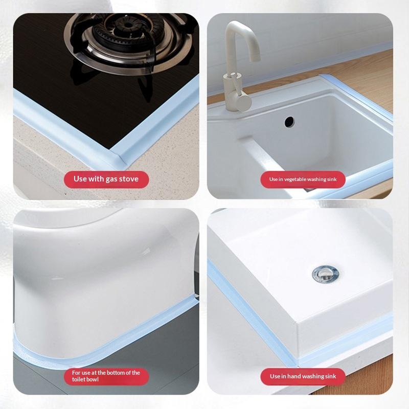 3.2M Self Adhesive PVC Sealing Tape High Viscosity Oil Proof Waterproof for Kitchen Sink Bathroom Window Gap Sealing