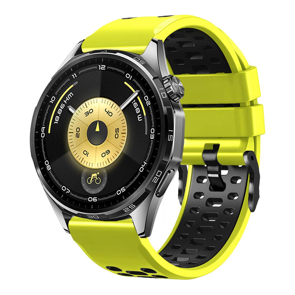 22mm Sport Band For Huawei watch GT 6 Pro 46mm Two Tone Silicone Strap For Huawei GT6/Ultimate Bracelet Replacement Accessories