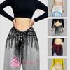 Tassel Belly Dance Hip Scarf Triangular Dancer Skirt Indian Style Women Waist Chains  For Girl