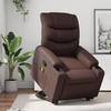 VidaXL Reclining Massage Armchair, Relaxation Chair with Backrest, Seat with Armrests, Living Room TV Armchair, 3206608